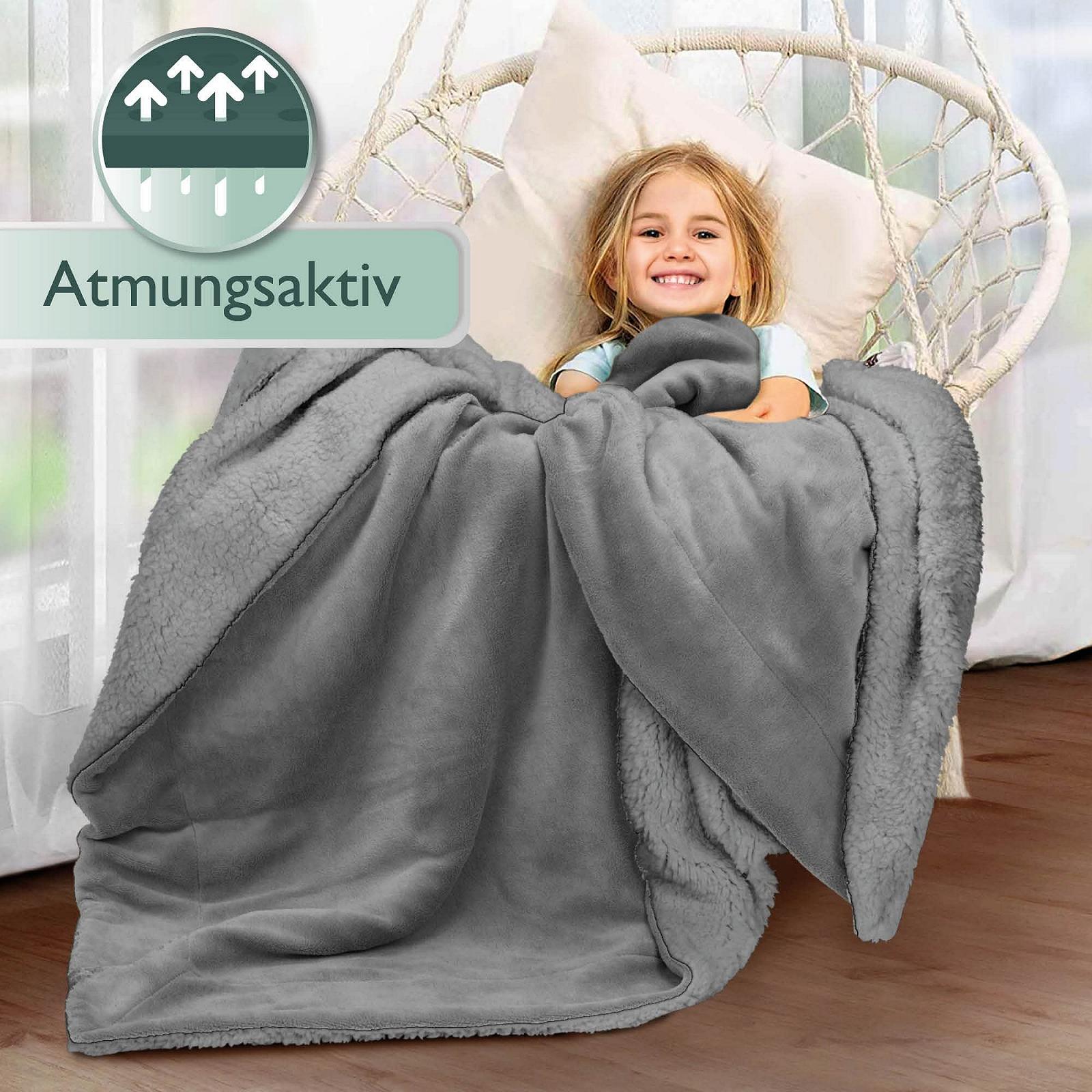 Покривало Sherpa Beautissu Alina, Тепла ковдра, 220 x 240 см, фото №6 Покривало Sherpa Beautissu Alina, Тепла ковдра, 220 x 240 см, фото №6