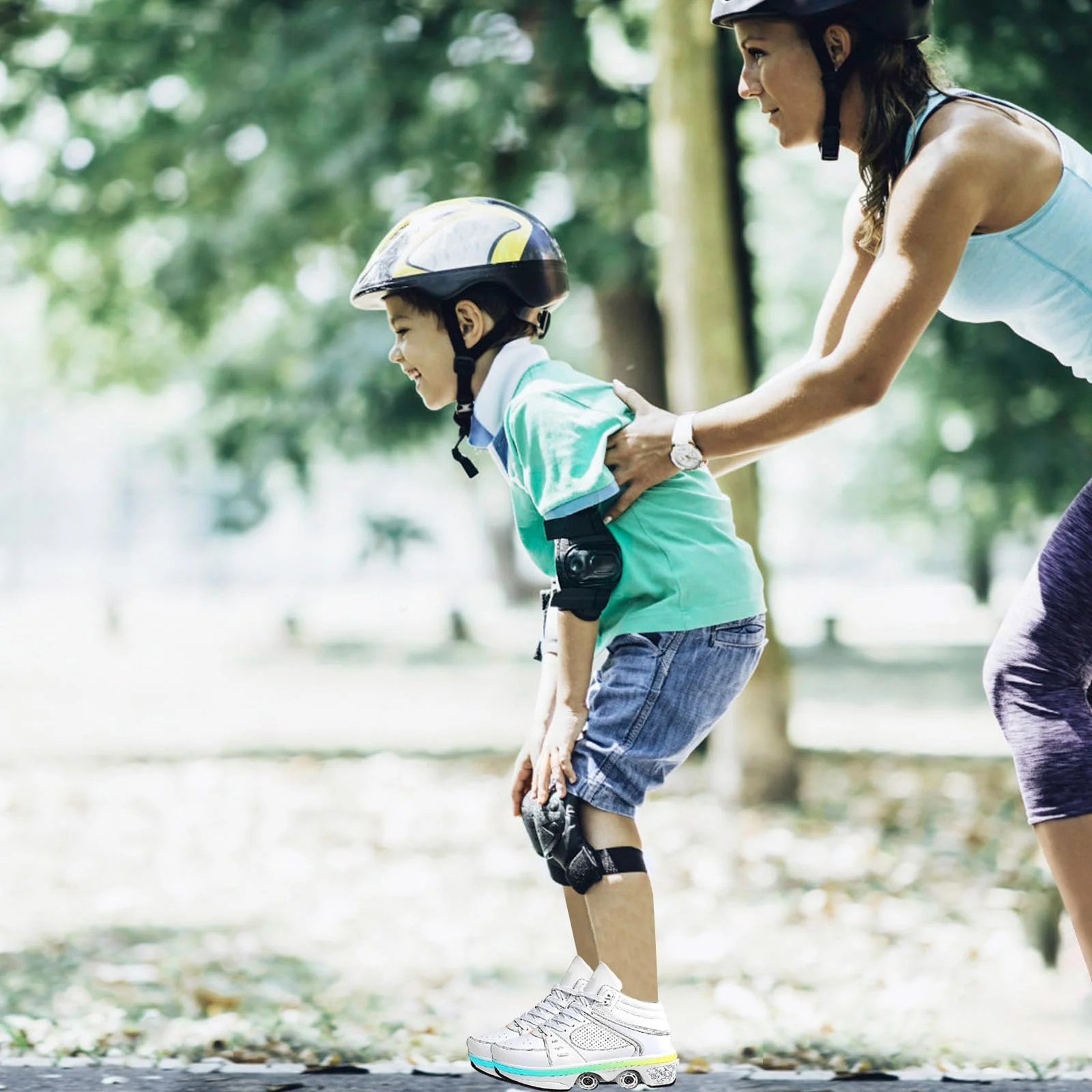 Роликові Кросівки для Дівчат з Колесами, фото №3