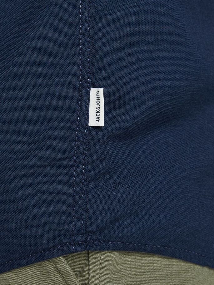 Рубашка Jack&Jones OXFORD L/S S21 NOOS 12182486, темно-синий, L, фото №4
