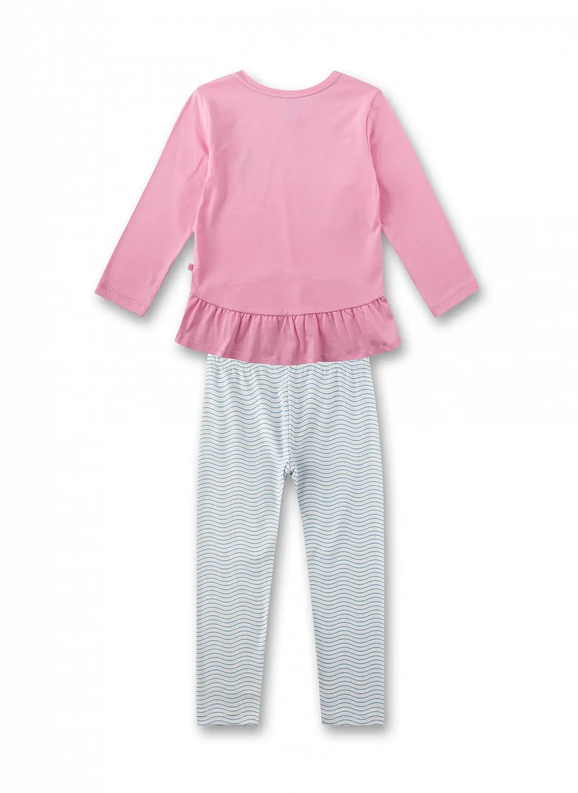 Піжама Sanetta для дівчаток довга рожева, фото №2 Піжама Sanetta для дівчаток довга рожева, фото №2