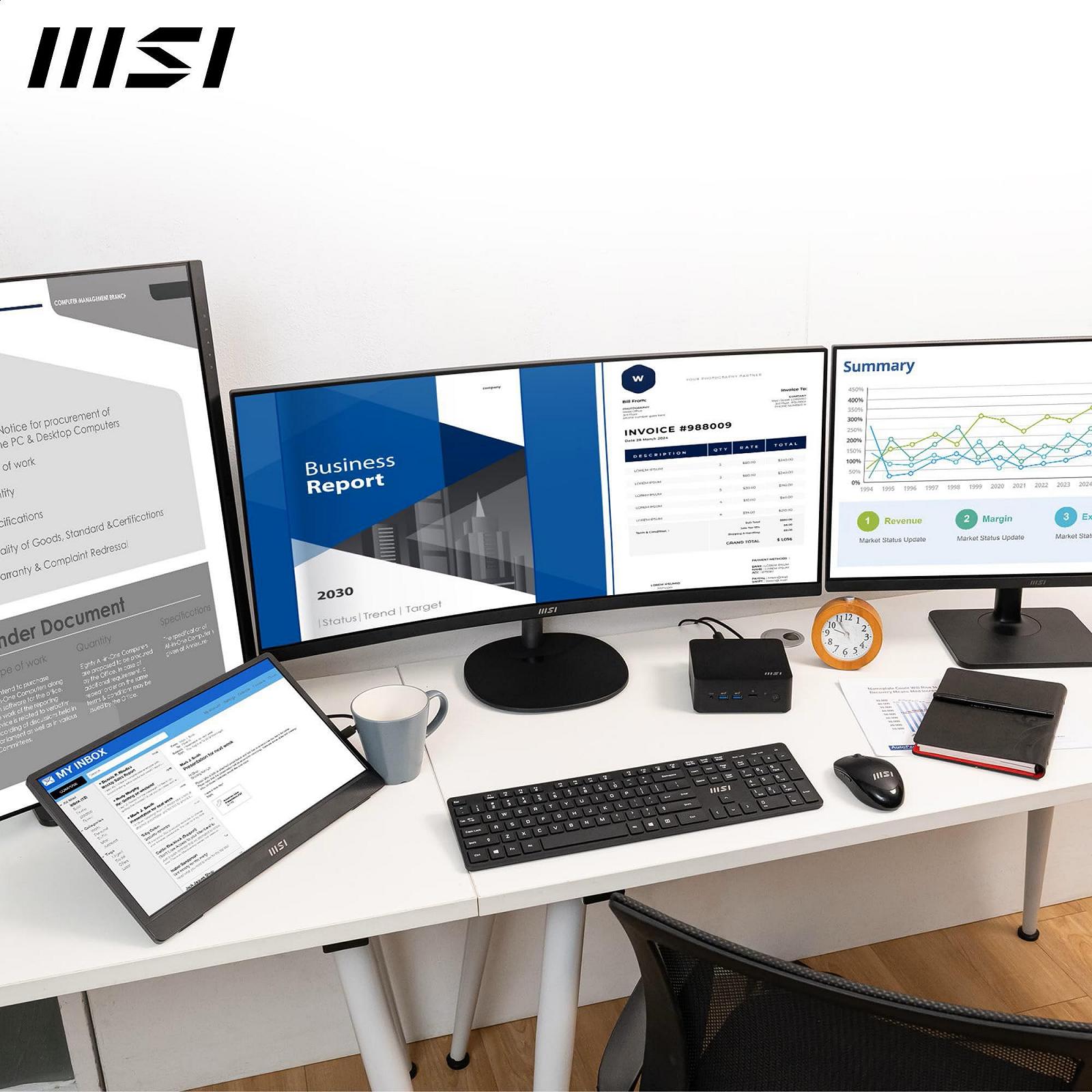 Міні ПК MSI Cubi NUC 1MG-019DE Intel Core 7 150U, Intel UHD Graphics, 16GB DDR5 RAM, 512GB M.2 SSD, WIFI6E, BT 5.3, фото №5