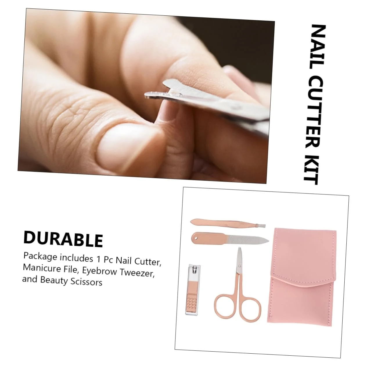 Набір для догляду за нігтями OATIPHO, рожеве золото, фото №3 Набір для догляду за нігтями OATIPHO, рожеве золото, фото №3