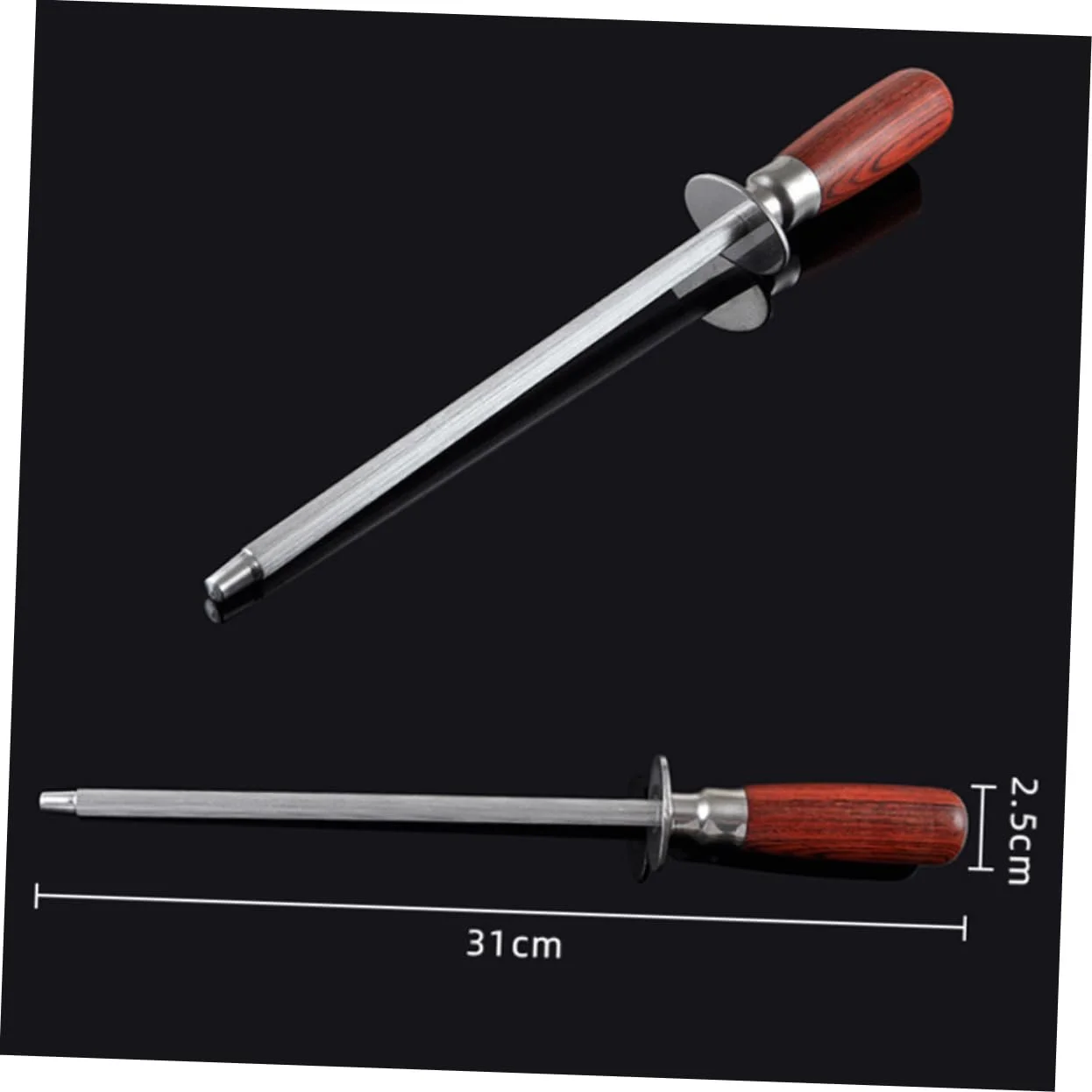 Точило для ножів з дерев’яною ручкою для дому та ресторану, фото №2