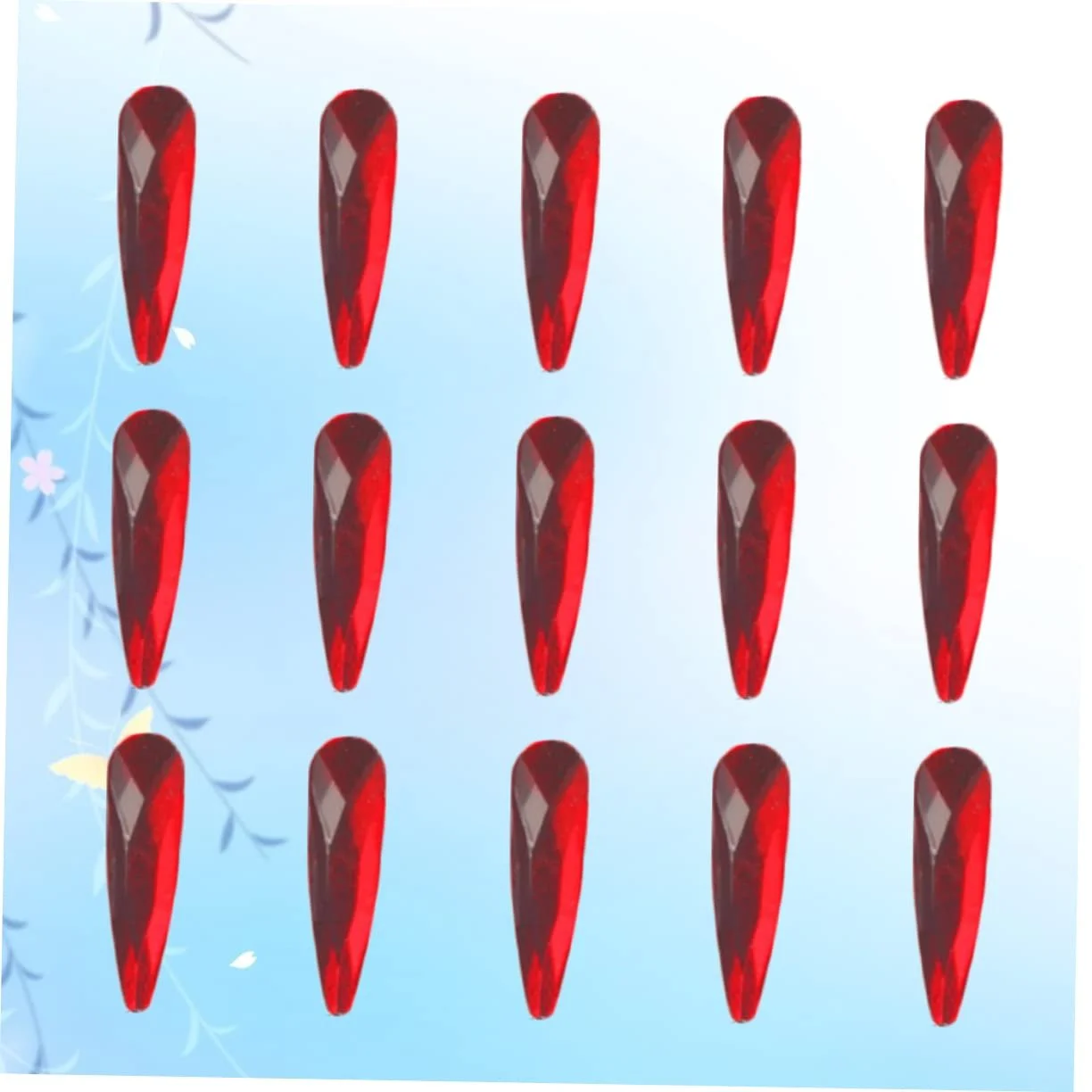 Стразы Beavorty 40 шт. Кристаллы для маникюра, кристаллы для ногтей, украшения для ногтей, блестящие кристаллы для ногтей, капли воды, 3D, фото №8