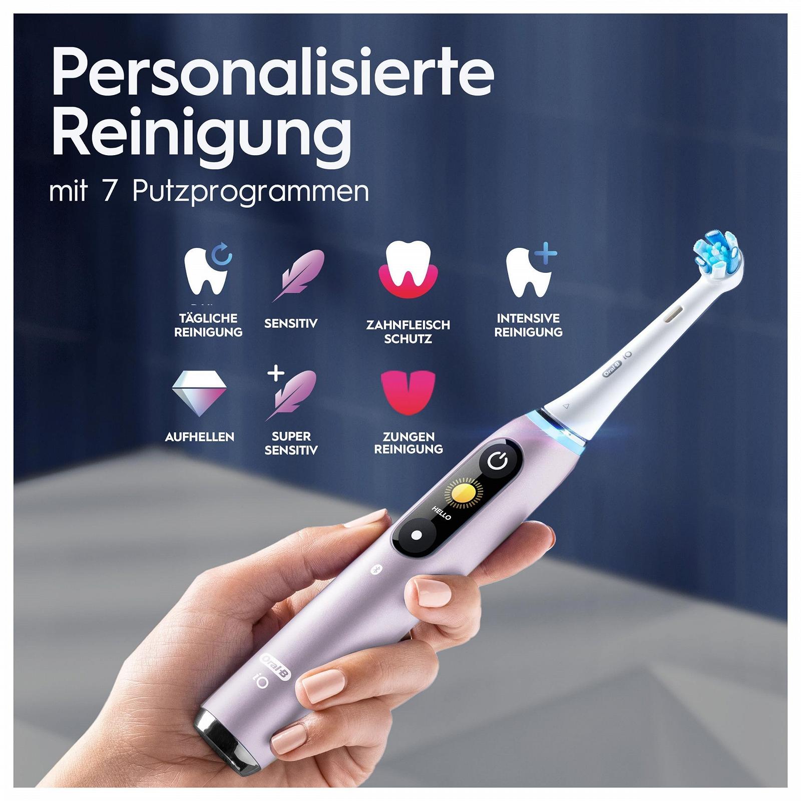 Зубная щетка электрическая Oral-B iO Series 9 Розовый Кварц, фото №6