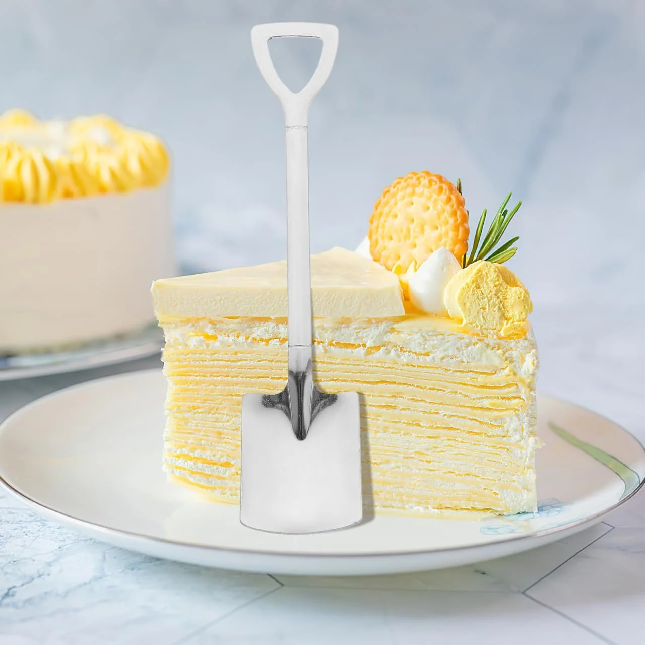 Ложка для морозива з довгою ручкою, 4 шт, фото №4