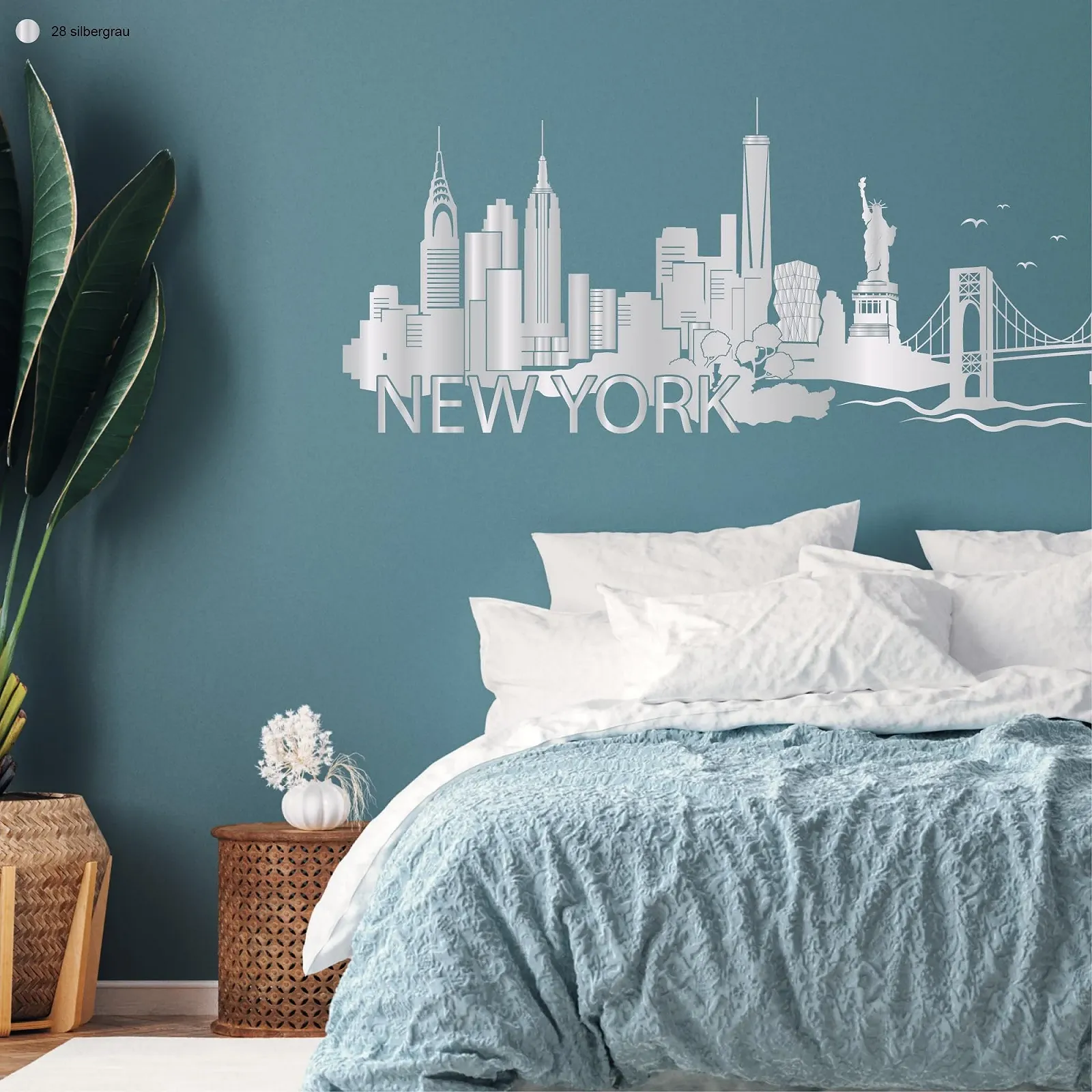 Настенная наклейка Loft New York Skyline, фото №6
