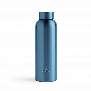 Пляшка-термос waterdrop Steel Bottle 600 ml подвійні стінки нержавіюча сталь, герметична, 24 години холоду, 12 годин тепла, ударостійка - Фото 1