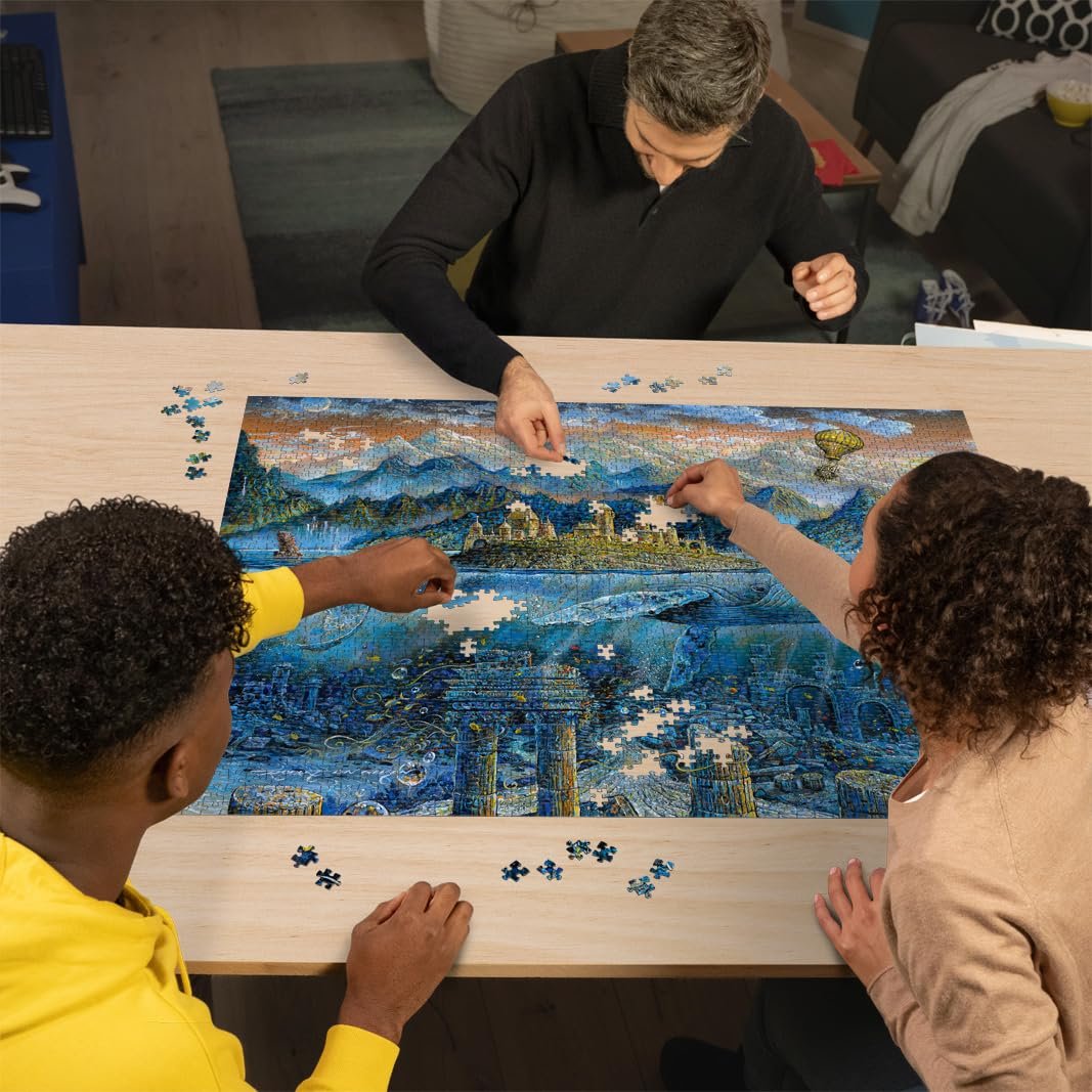 Пазл Ravensburger 16464 Sage Baleine Whale 2000 деталей Серый, фото №2 Пазл Ravensburger 16464 Sage Baleine Whale 2000 деталей Серый, фото №2