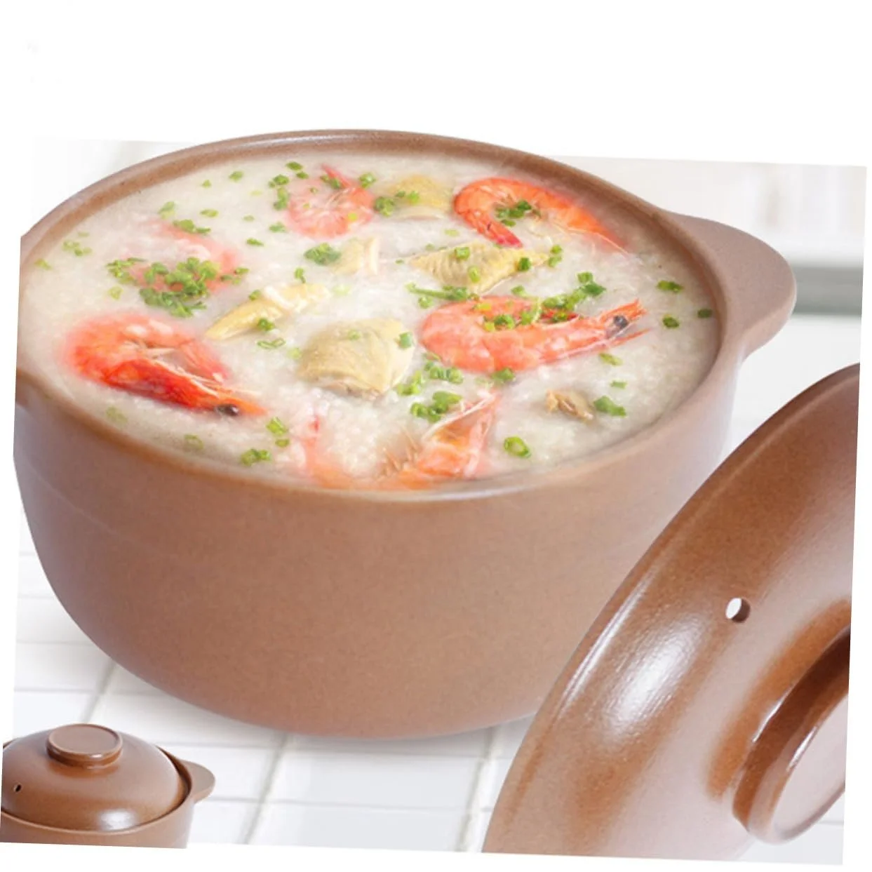 Кастрюля SOIMISS Ceramic Термостойкая с крышкой Керамическая, фото №3