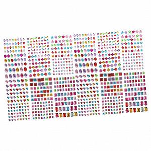 Наклейки Стрази 24 аркуші VILLCASE для нігтів - Фото 1