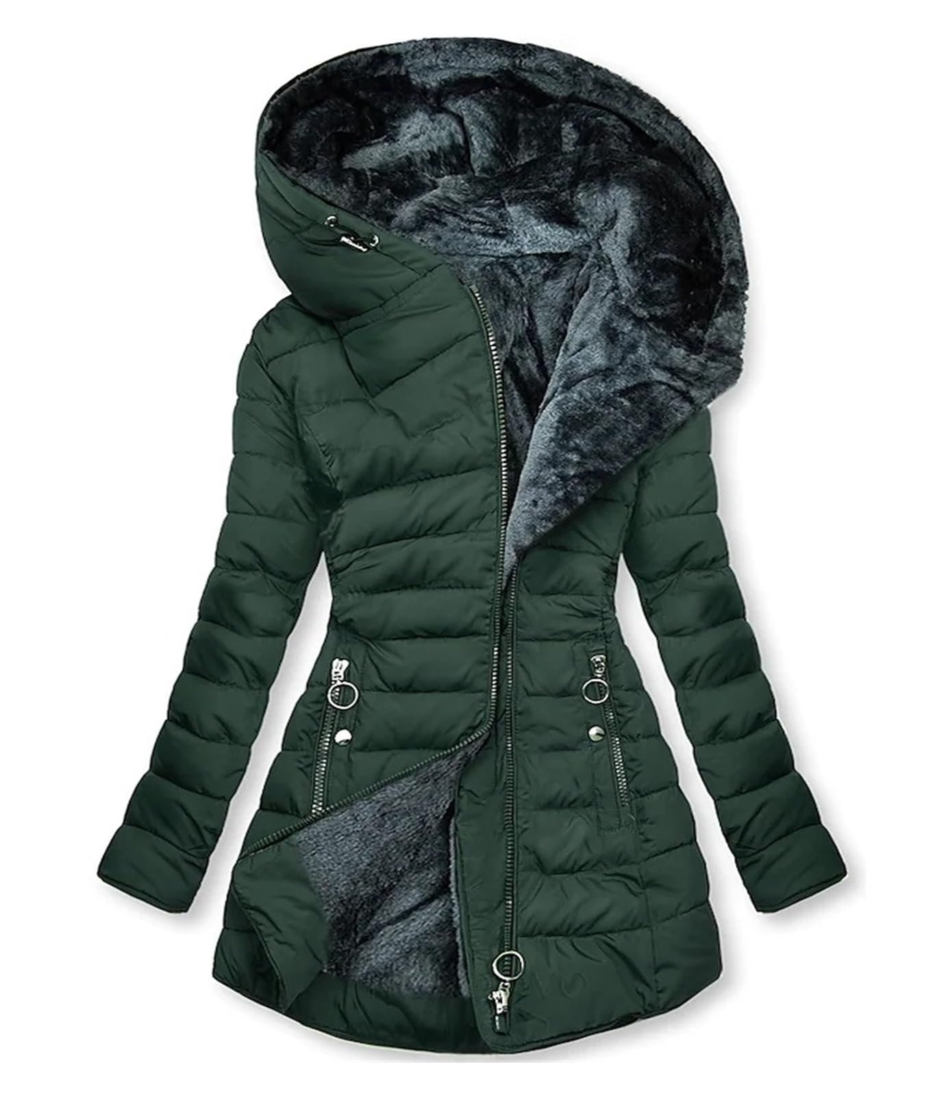 Пальто XUEBIN Зимняя с флисовой подкладкой, фото №1