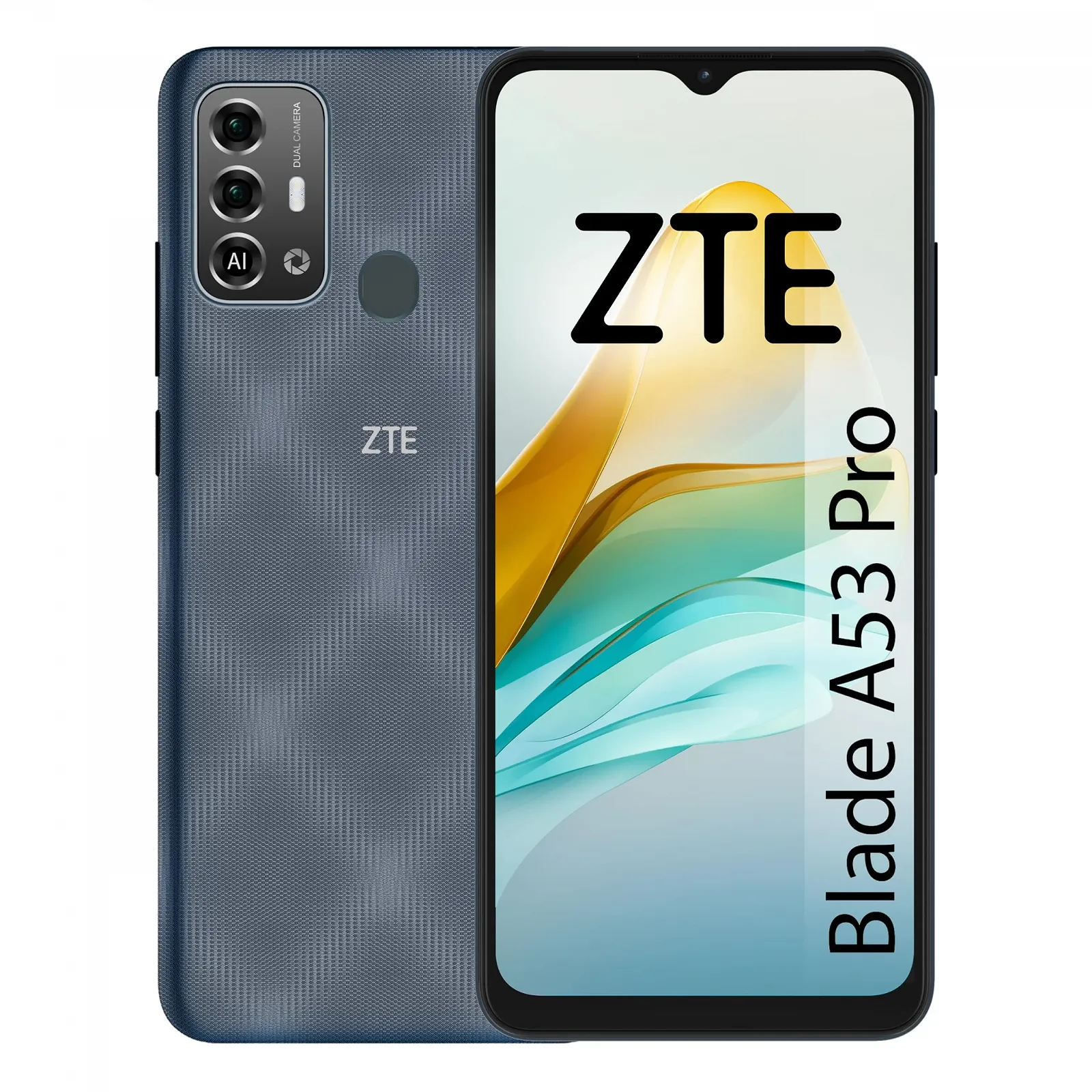 Смартфон ZTE Blade A53 Pro 6.52 дюйма HD+ 4/64 GB 13 MP 5000 mAh Midnight Blue, фото №1