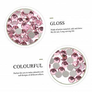 Стразы для ногтей Маникюрные украшения Бриллианты для ногтей Стразы для ногтей Набор страз для ногтей Свадебные ювелирные изделия Маникюрные аксессуары Ювелирные изделия для ногтей Стразы Круглые наклейки Розовый synthetic.ua - Фото 1