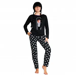 Купить Пижама Хлопковая для Девочек Wednesday Размер 7-16 Лет - Фото 1 Пижама Хлопковая для Девочек Wednesday Размер 7-16 Лет - Фото 1