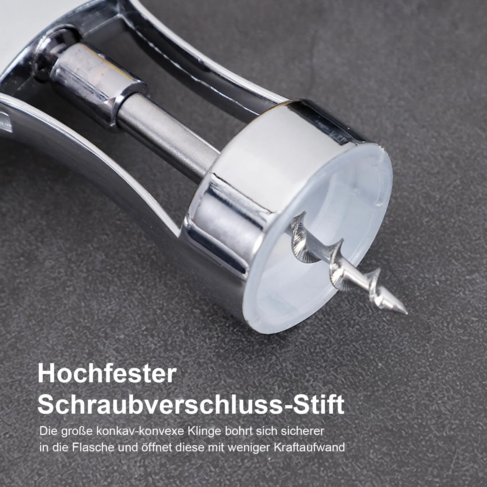 Штопор NEXROLA, цинковый сплав Многофункциональный, серебряный, фото №5