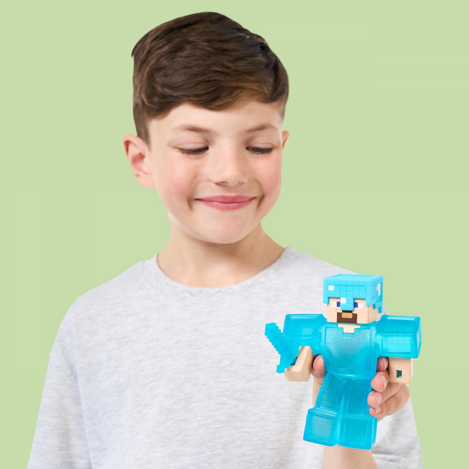 Фігурка Heroes of Goo Jit Zu Minecraft Стів з алмазною бронею та мечем, фото №6