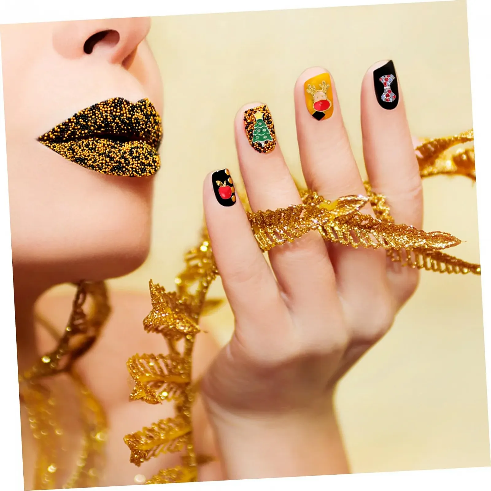 Украшения для ногтей Тип Рождественский POPETPOP Стразы для маникюра для DIY дизайна ногтей Аксессуары для праздничных мероприятий, фото №8