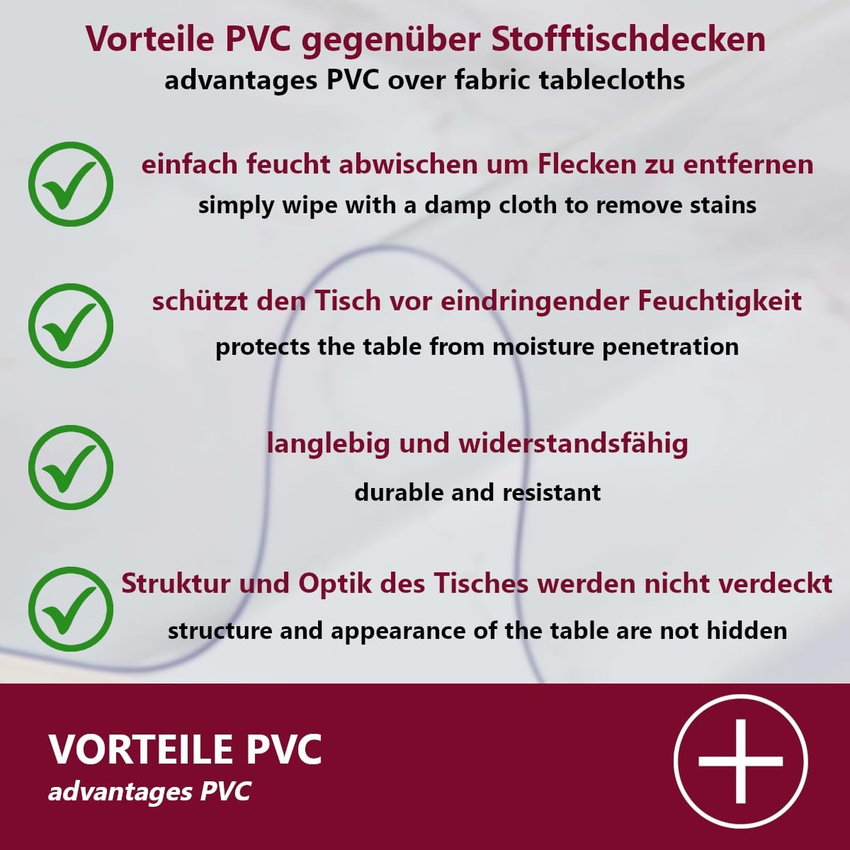 Скатертина-плівка PVC прозора захисна прямокутна 1.5 мм 115х65 см, фото №8