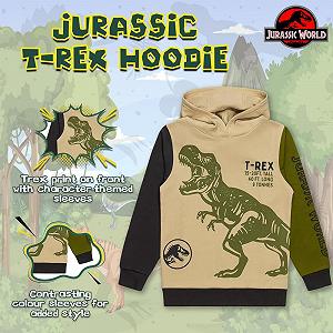 Худі Jurassic World Dinosaur для хлопчиків - Офіційний світшот T-Rex synthetic.ua - Фото 1