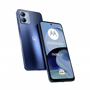 Смартфон Motorola Moto g14 6.5 дюйма FHD+ 4/128 GB 50 MP 5000 mAh Android 13 Sky Blue із захисним чохлом - Фото 1