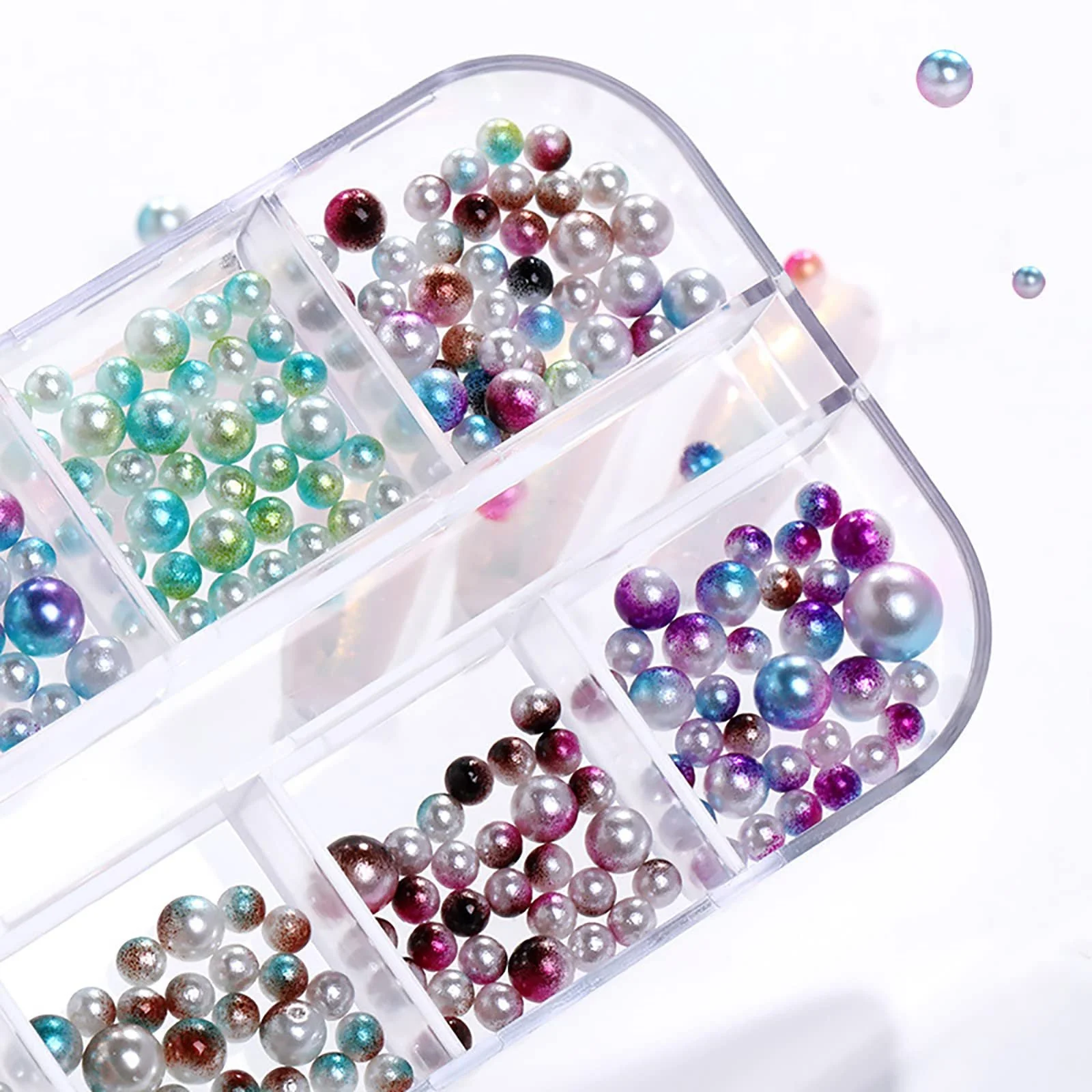 Стрази для нігтів 12 Cell DIY Festival Блискітки 1 Коробка Symphony, фото №4