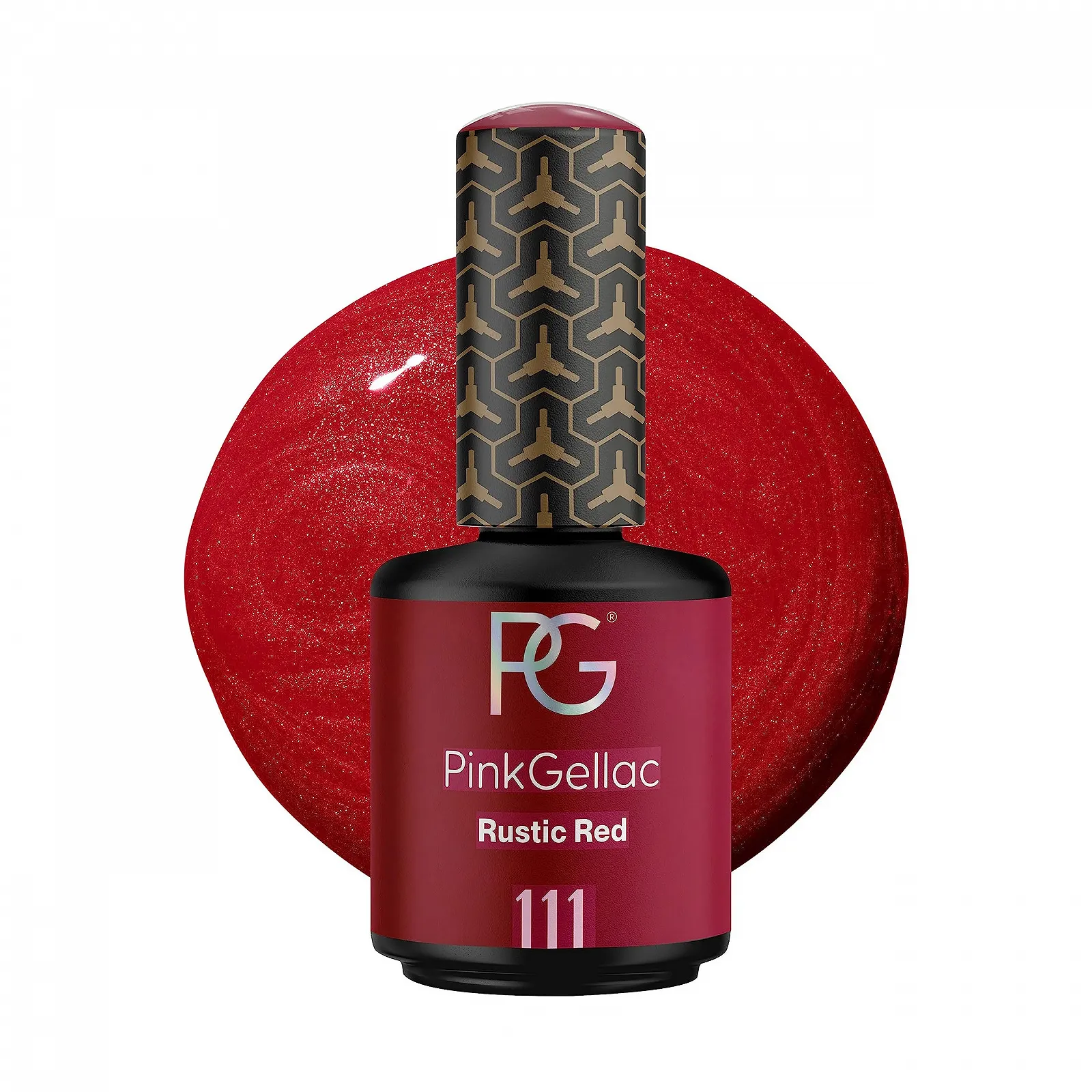 Гель-лак Pink Gellac Rustic Red 15 мл, фото №1 Гель-лак Pink Gellac Rustic Red 15 мл, фото №1