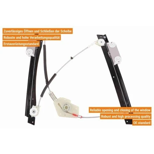 Склопідйомник VAICO V10-8753 Original VAICO Quality для AUDI SEAT SKODA VW VAG, фото №2 Склопідйомник VAICO V10-8753 Original VAICO Quality для AUDI SEAT SKODA VW VAG, фото №2