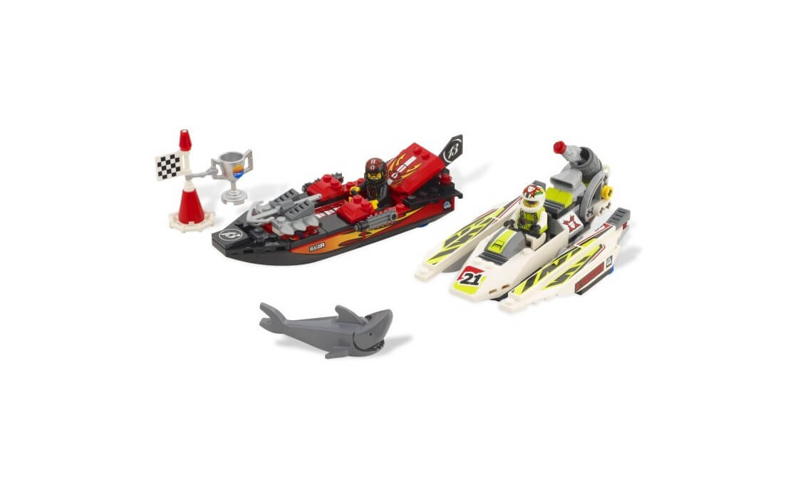 Конструктор Лего Раритет LEGO Racers Риф зубчатых челюстей (8897), фото №3