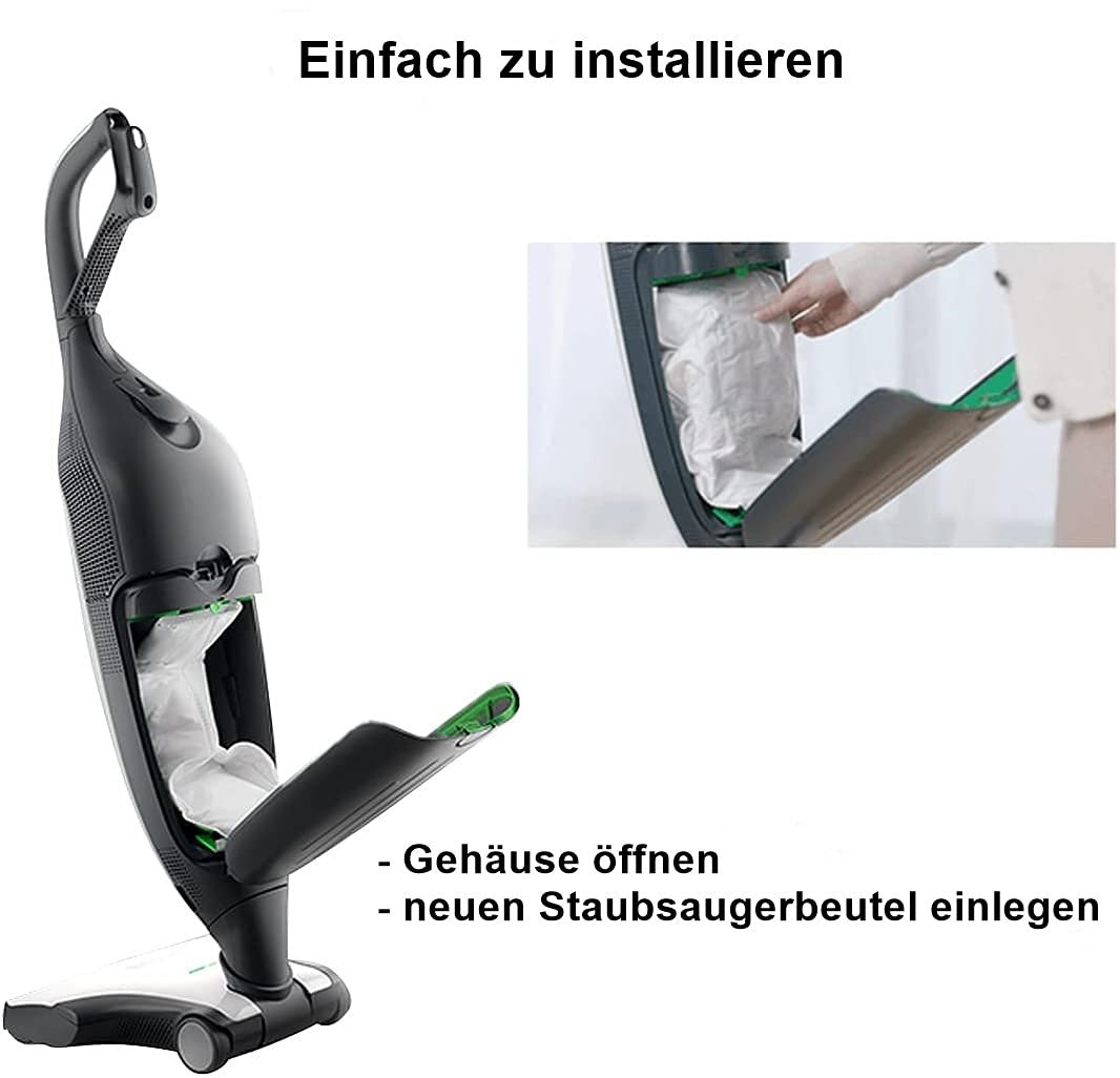 Мішки для пилососа Vorwerk Kobold VK 200 Мікроволокно 5 шарів 18 шт, фото №4 Мішки для пилососа Vorwerk Kobold VK 200 Мікроволокно 5 шарів 18 шт, фото №4