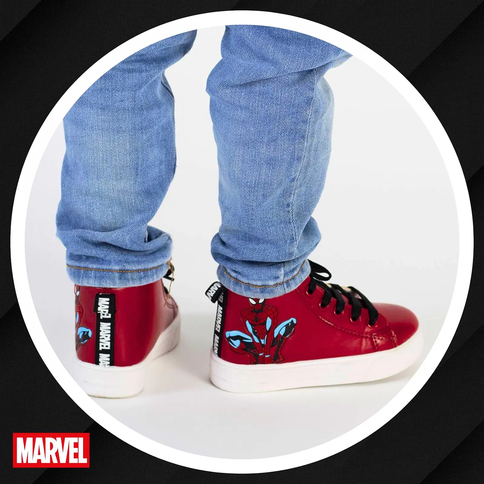 Кроссовки Marvel Человек-паук Детские кроссовки Дизайн супергероя Высокие детские кроссовки Размеры UK 8-13, фото №2 Кроссовки Marvel Человек-паук Детские кроссовки Дизайн супергероя Высокие детские кроссовки Размеры UK 8-13, фото №2