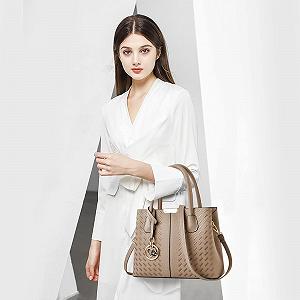 Сумка KurKur Geldbörsen und Handtaschen für Frauen Schulter Tote Bags Top Griff Umhängetasche E Khaki 2 synthetic.ua - Фото 1