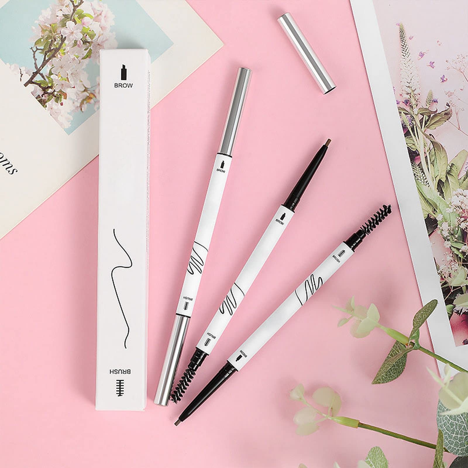 Олівець для брів з подвійним наконечником водостійкий 3D T23R713, фото №2 Олівець для брів з подвійним наконечником водостійкий 3D T23R713, фото №2