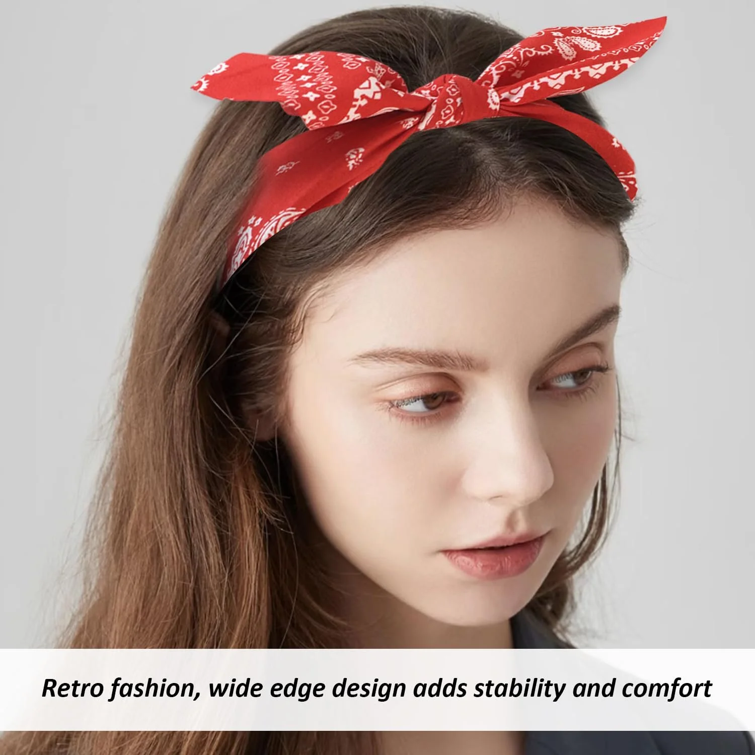 Вінтажний обруч для волосся Широкий, фото №5