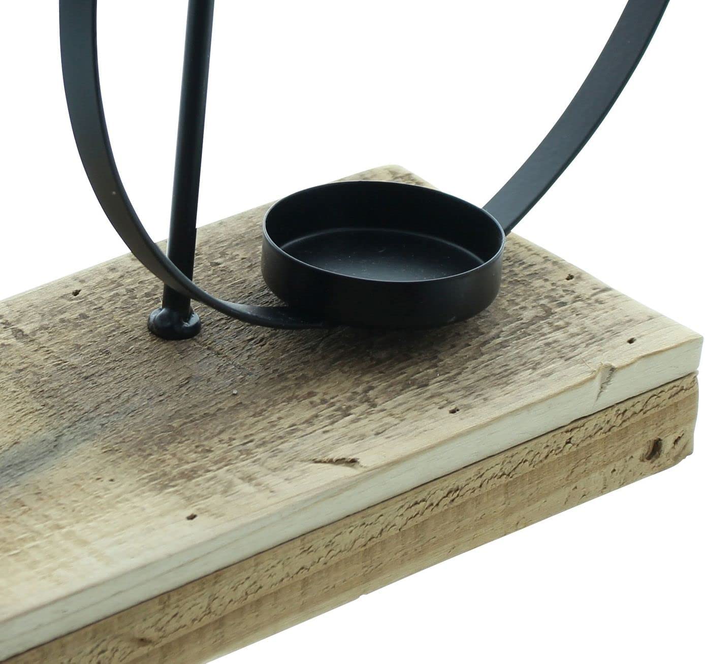 Фонарь Металл Переработанная Древесина 3 Чайные Свечи Бесцветный, фото №5 Фонарь Металл Переработанная Древесина 3 Чайные Свечи Бесцветный, фото №5