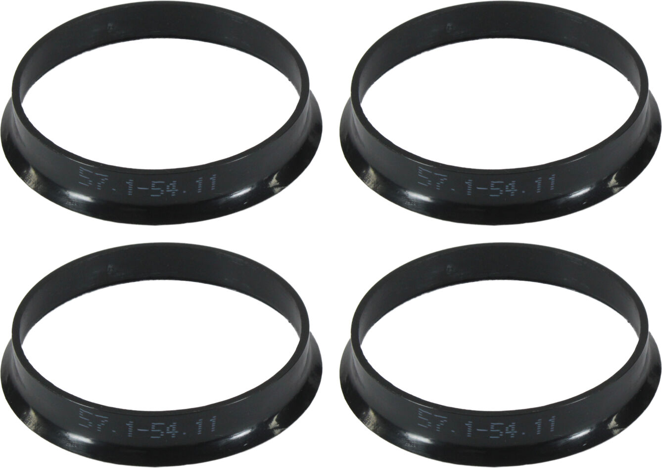 Кільця центрувальні для колісних дисків 57.1-54.1 Walline термопластик WL, фото №1