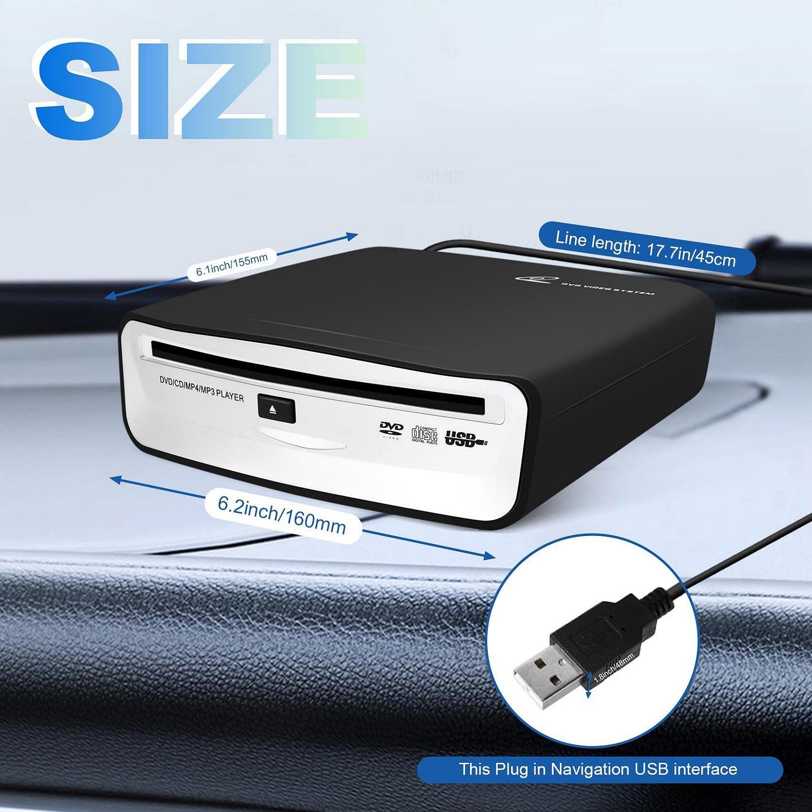 CD/DVD-програвач Liseng USB 2.0 Зовнішня стереосистема для Android, фото №7