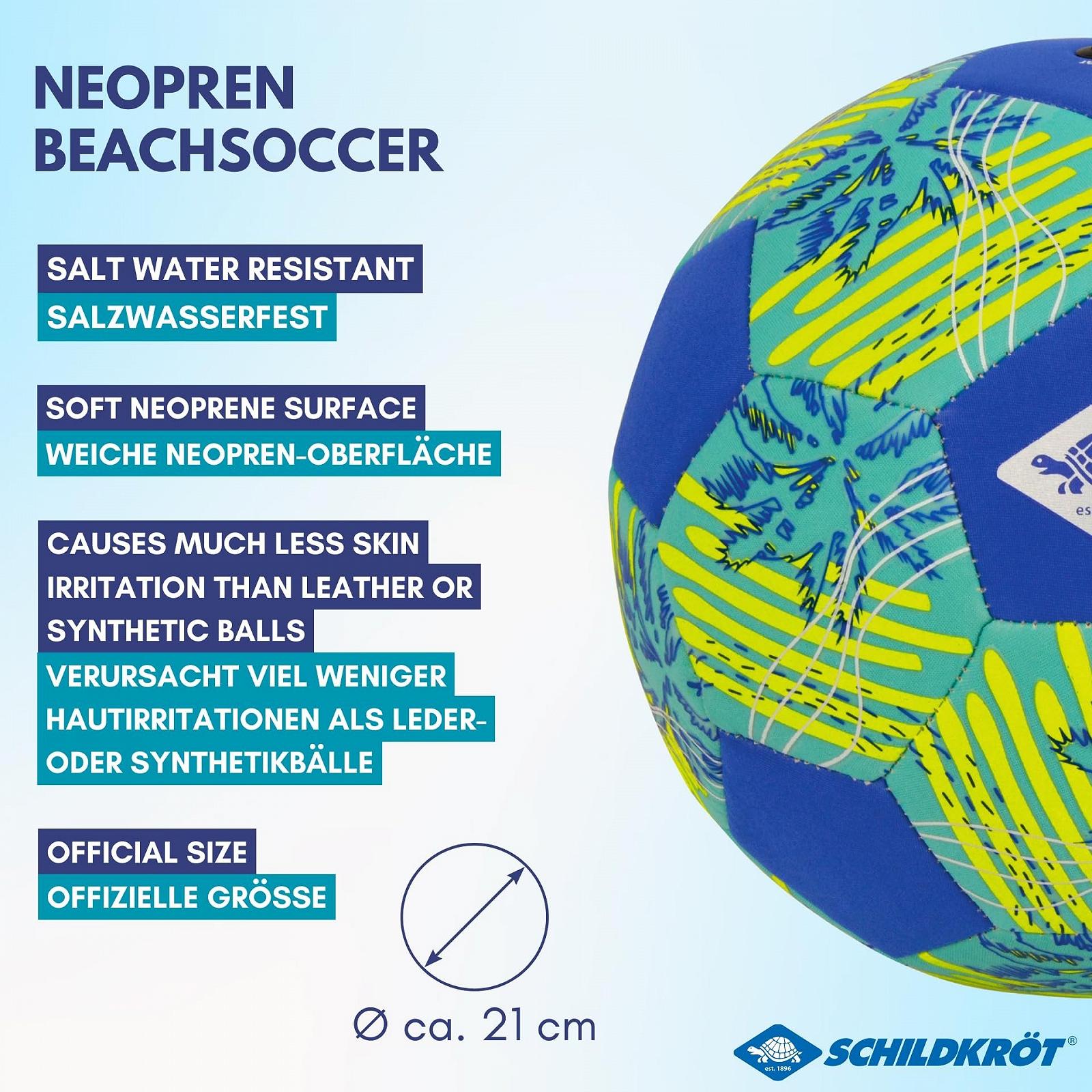 М'яч Schildkröt Funsport NEOPREN BEACHSOCCER, без кольору, фото №3