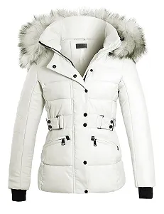 Жіноча парка SS7 Пуховик Пальто зі штучним хутром - Фото 1