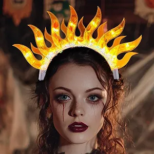 Обруч для волос Светящееся пламя LED synthetic.ua - Фото 1