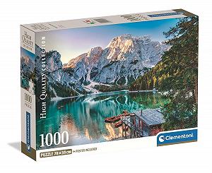 Пазл Clementoni 39934-PZL 1000 HQC Emerald Lake Braies 2025-COMP - Фото 1