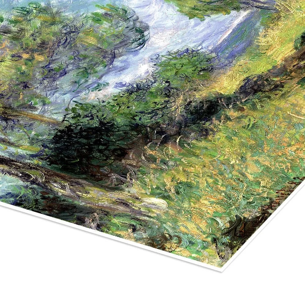 Постер Claude Monet Conifers in Varengeville 50 x 70 см Зеленый, фото №3 Постер Claude Monet Conifers in Varengeville 50 x 70 см Зеленый, фото №3