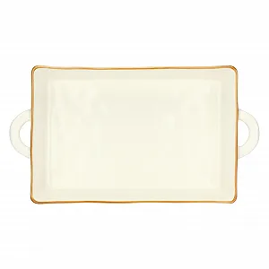 Форма для запікання Rose&Tulipani Concerto 38 x 7.5 cm Stoneware Ivory - Фото 1