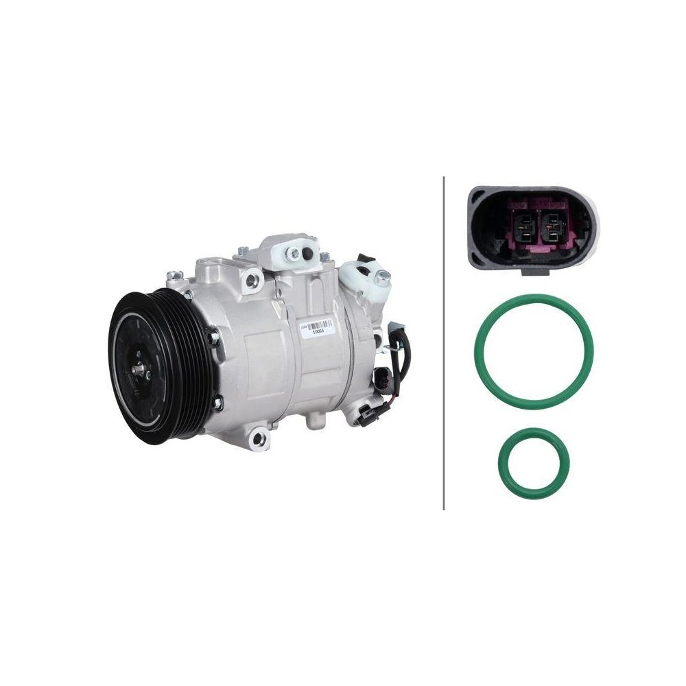 Компрессор кондиционера HELLA 8FK 366 201-751, фото №1