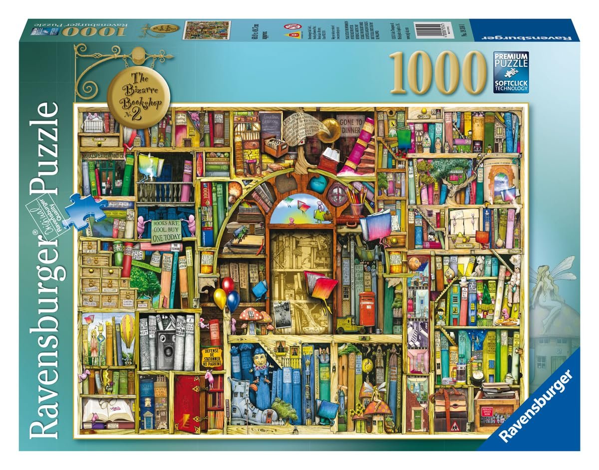 Пазл Ravensburger Colin Thompson The Bizarre Bookshop 2 1000 элементов, фото №2