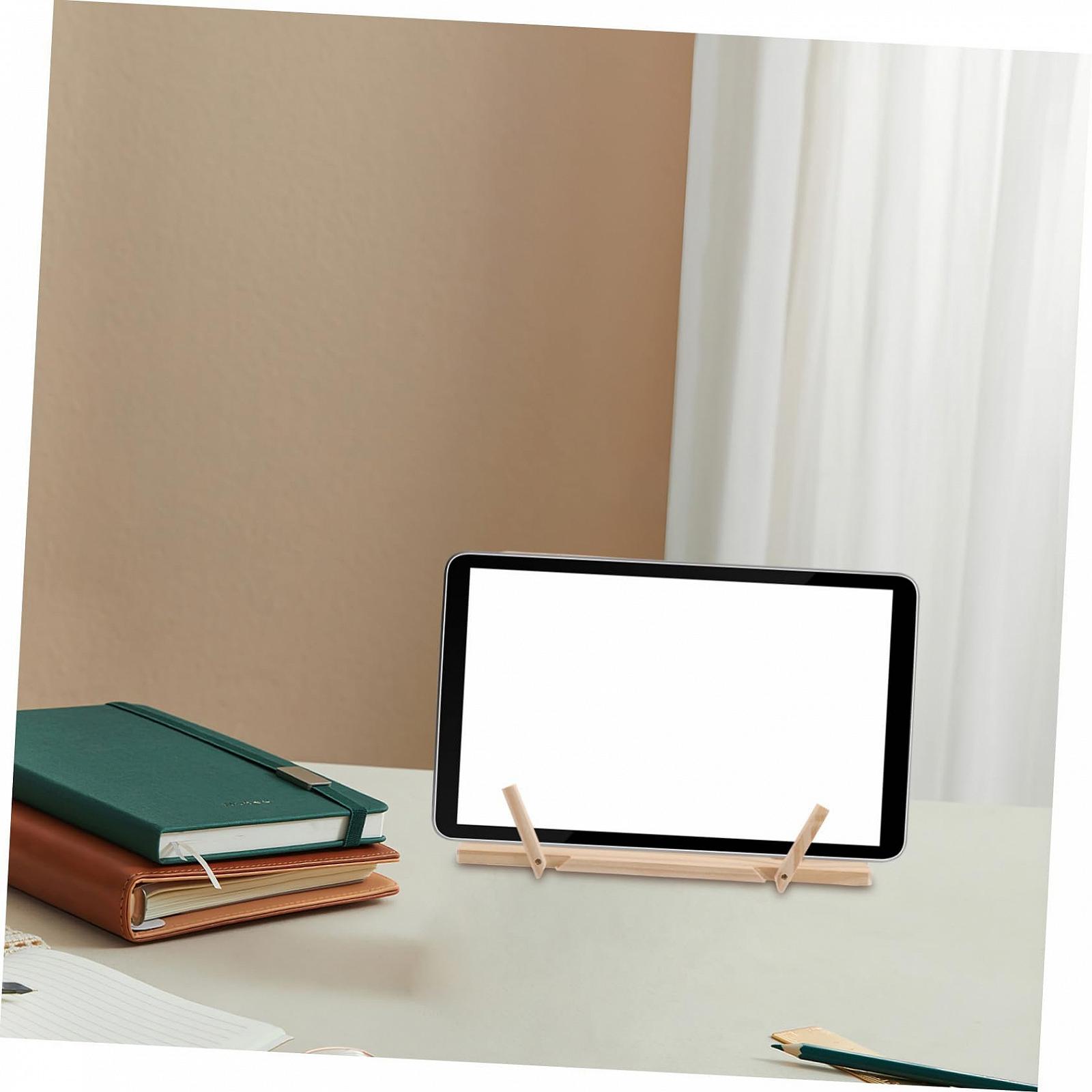 Регульована Дерев'яна Підставка для Книг зі Затискачами, Складна, фото №5 Регульована Дерев'яна Підставка для Книг зі Затискачами, Складна, фото №5