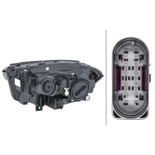 Фара головного світла HELLA 1LG 013 074-141 для MERCEDES-BENZ, права, фото №2