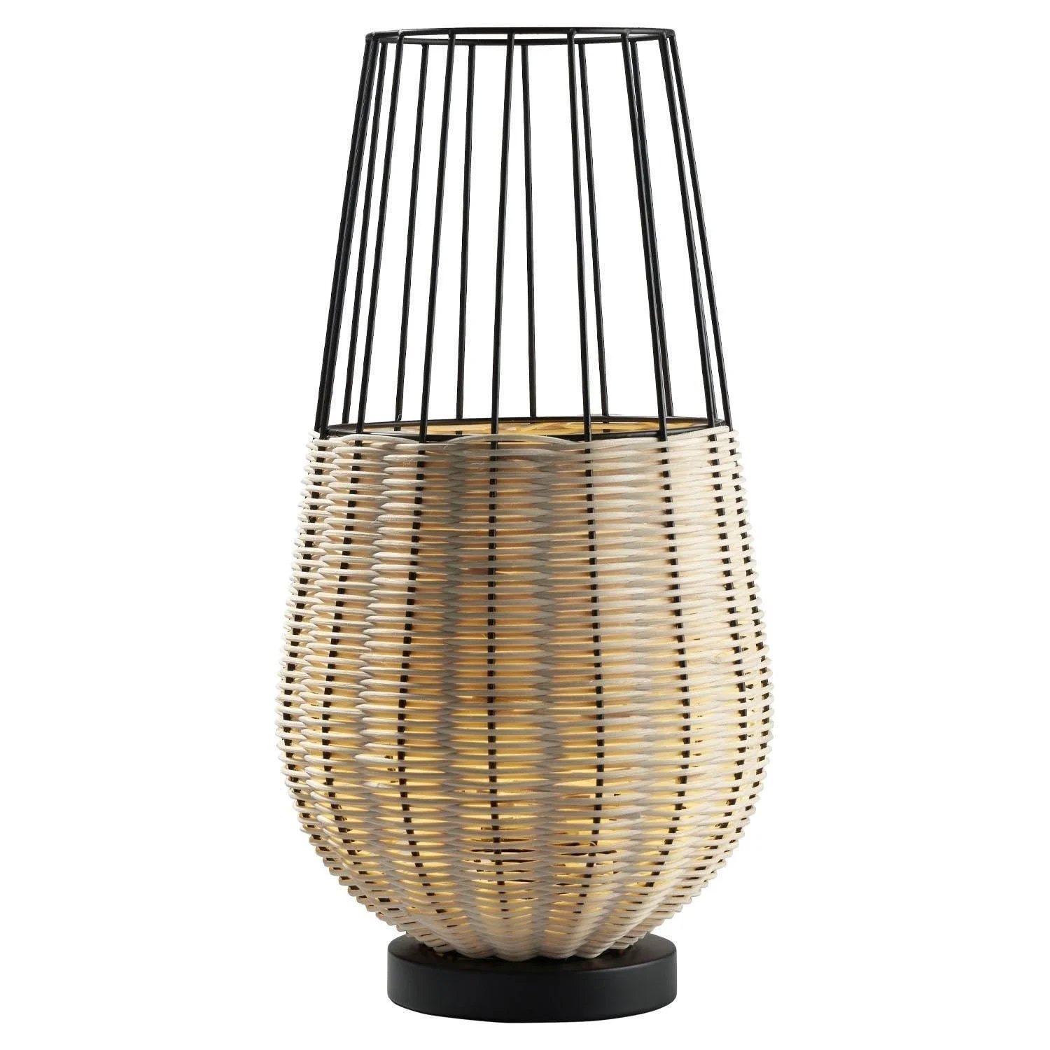 Настільна лампа casa NOVA висота 50,5 см, метал, коричнево-чорна, фото №1