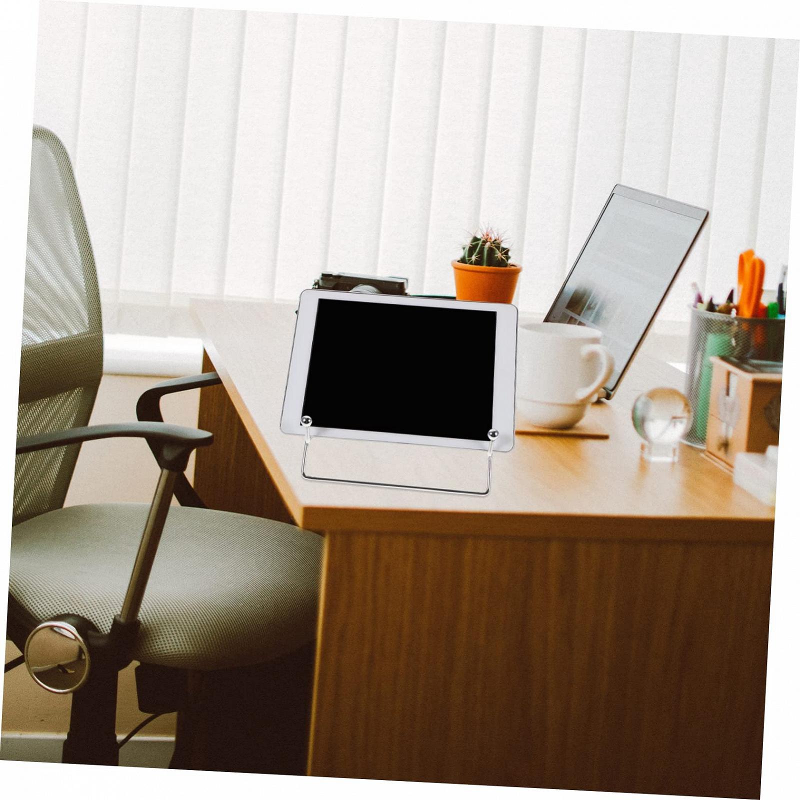 Подставка для ноутбука Эргономичная Складная Регулируемая для стола, Поддерживает Планшеты, Книги и Фотографии, Способствует Здоровой Осанке, фото №6