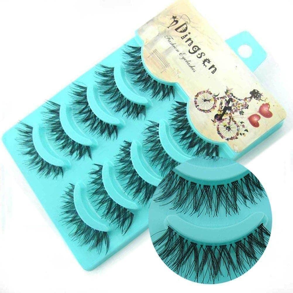 Накладные ресницы Manga Lashes M7S1, 5 пар, черные, фото №6